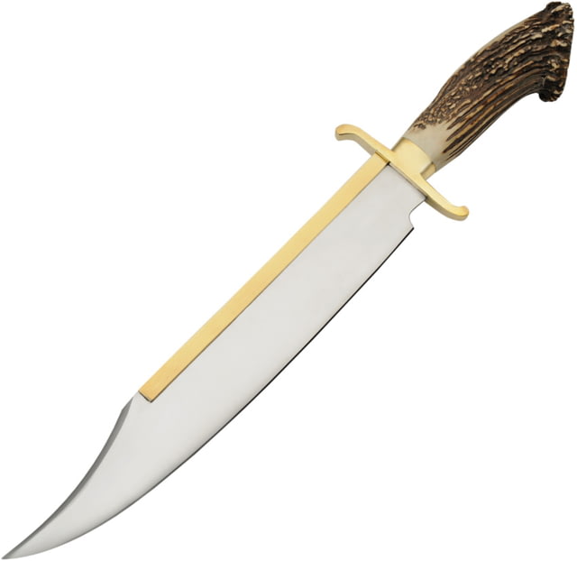 Steel Stag Crown Filework Bowie - Steel Stag