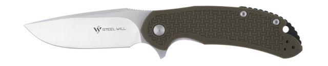 Steel Will Cutjack C22 Folding Knife 3.5in D2 Steel FRN OD Green - Steel Will