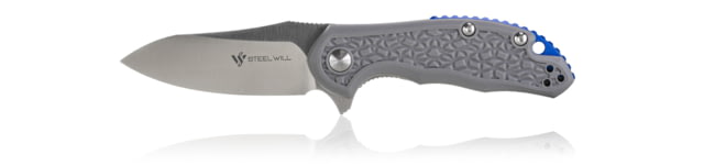 Steel Will Modus Folding Knife 2.75 inch D2 Steel Clip Point Gray FRN Handle Stainless Steel - Steel Will