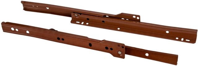 Steelex 10in Euro-style Self-Closing Drawer Slides Brown