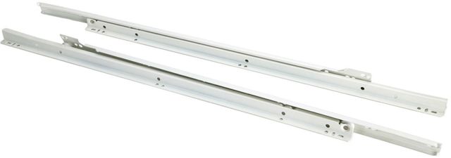Steelex 24in Euro-style Self-Closing Drawer Slides White