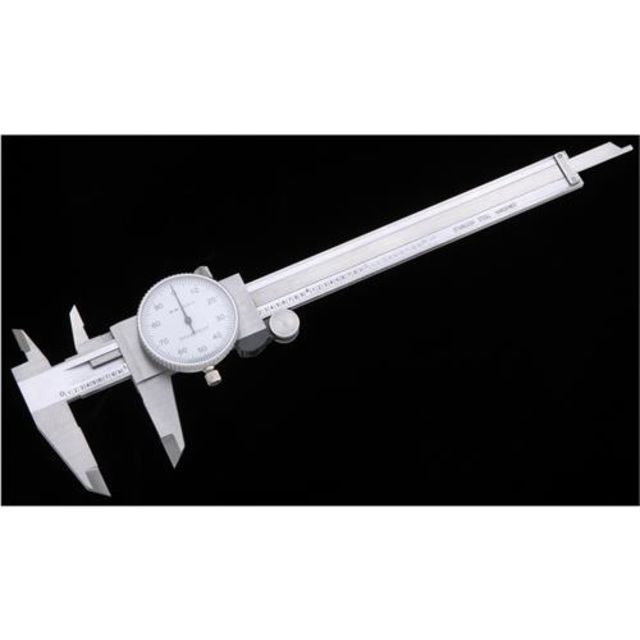 Steelex Precision Dial Caliper Solid High-Carbon Steel 6in. 1/2 in. Shank 5-1/2 in. Long - Steelex