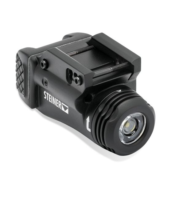 Steiner TOR Torch White LED Pistol Light CR123 White 350-470 Lumens Black - Steiner