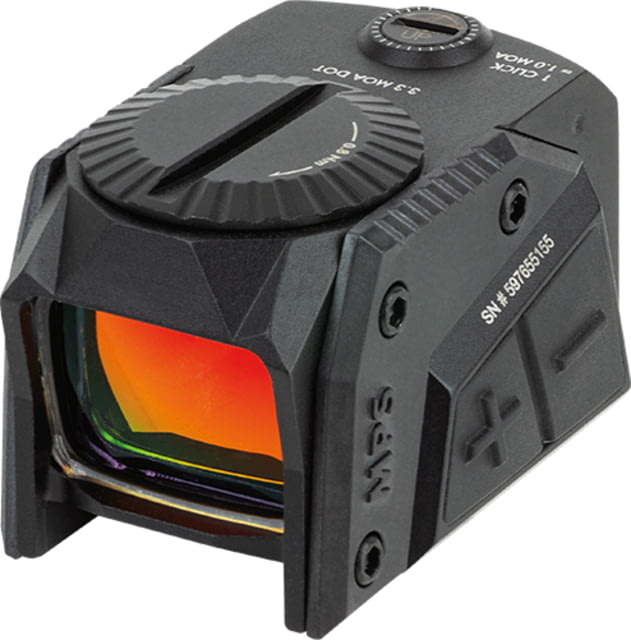 Steiner MPS 2.0 1x Micro Pistol Reflex Red Dot Sight 3.3 MOA Dot Reticle Black