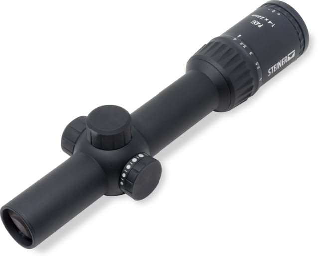 Steiner P4Xi Rifle Scope 1-4x24mm 30mm Tube Second Focal Plane G1 Reticle Matte Black - Steiner