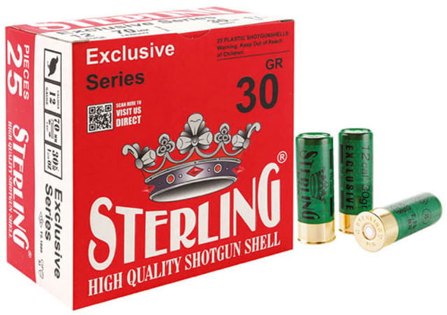 rling Exclusive Series 12 Gauge 1/16oz 2 3/4 In Number 9 Shotgun 25 Rounds Ammo