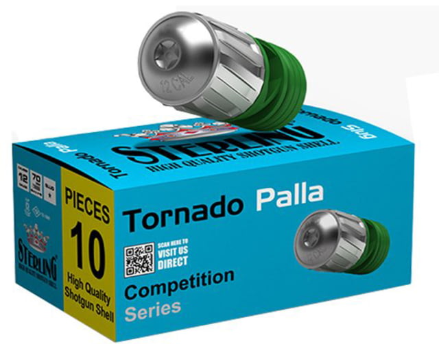 Sterling Tornado 12 GA 1oz 2.75in Centerfire Shotgun Slug Ammunition 10 Rounds - Sterling