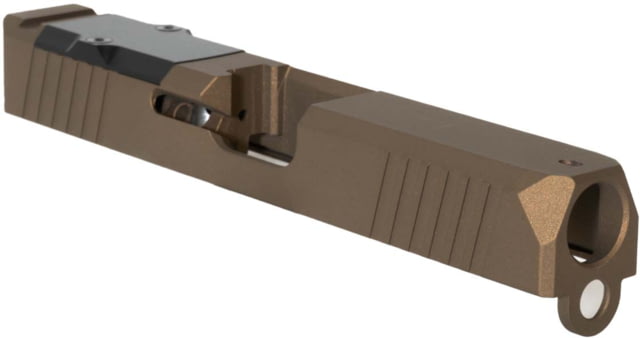 Stiffler Manufacturing 9mm Luger Glock 19 Zoom Pistol Slide Gen 1-3 Burnt Bronze - Stiffler Manufacturing