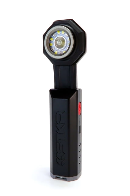 STKR Concepts FLEXIT 6.5 1x 18650 Lithium Rechargeable 1x CREE LED Pocket Light 650 Lumens Black/Grey - Striker Ice