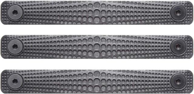 STNGR Cyclops 3-Slot M-Lok Rail Cover Panel 3-Pack Black