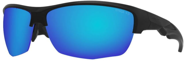 STNGR Hi-Speed Ballistic Sunglasses Matte Black/Blue Medium/Large