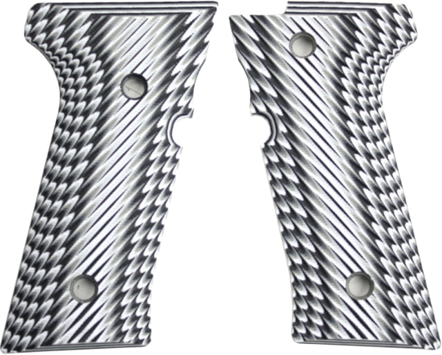 Stoner CNC Beretta Vertec and M9A3 Cross Hatch G10 Grips Fits Vertec and M9A3 Series Arctic Camo - Stoner Cnc