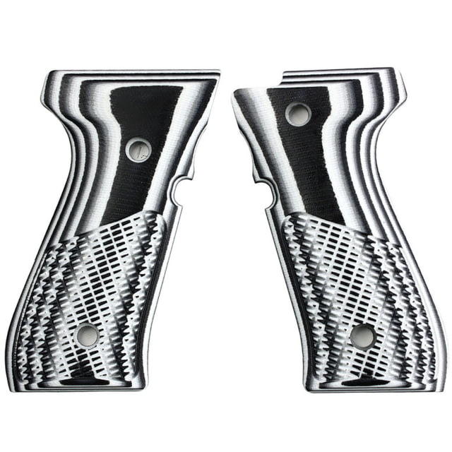 Stoner CNC Beretta 92 Half Checker G10 Grips Fits 92FS/96 M9 Series Pistol Arctic Camo - Stoner Cnc