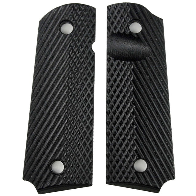 Stoner CNC Browning 1911-22 Double Taps G10 Gun Grips fit 1911-22 and .380 Auto 85percent Frame Black - Stoner CNC