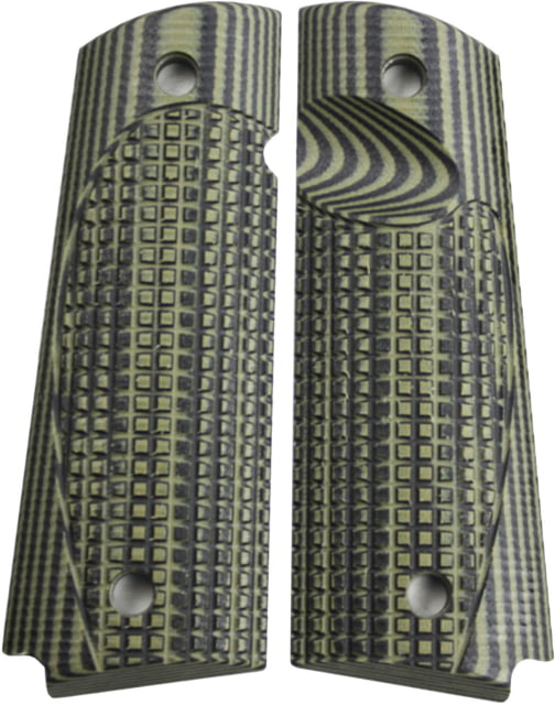 Stoner CNC Conceal Carry G10 Gun Grips fit  Compact and Springfield EMP OD Green Black  Compact-Slim-Standard - Stoner Cnc