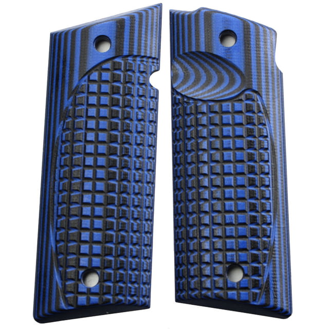 Stoner CNC Coonan .357 1911 Conceal Carry G10 Gun Grips Fits Model B and C .357 Automatic Magnum Blue Black - Stoner CNC