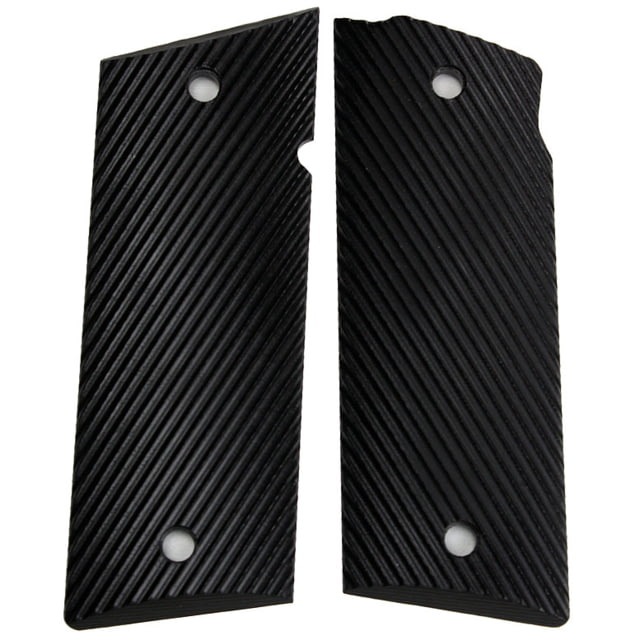 Stoner CNC Coonan .357 1911 Cross Hatch G10 Gun Grips Fits Model B and C .357 Automatic Magnum Black - Stoner CNC