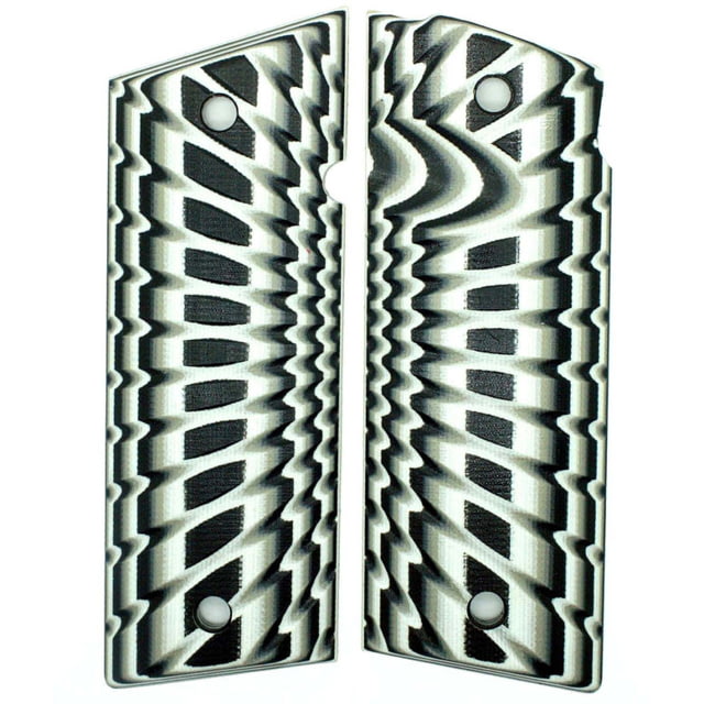 Stoner CNC Coonan .357 1911 Starburst G10 Gun Grips Fits Model B and C .357 Automatic Magnum Arctic Camo - Stoner CNC