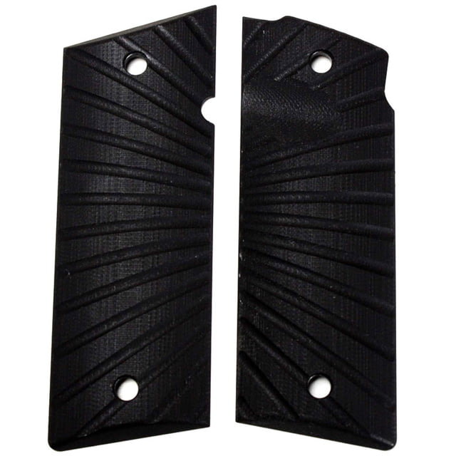 Stoner CNC Coonan .357 1911 Starburst G10 Gun Grips Fits Model B and C .357 Automatic Magnum Black - Stoner CNC