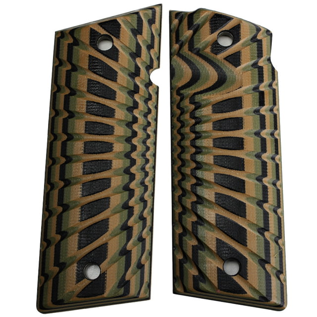 Stoner CNC Coonan .357 1911 Starburst G10 Gun Grips Fits Model B and C .357 Automatic Magnum Mil Spec Camo - Stoner CNC