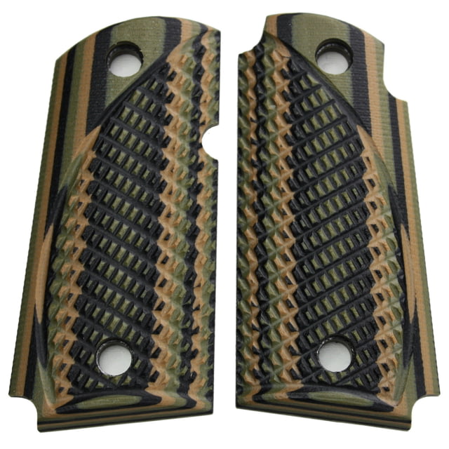 Stoner CNC Kimber Micro 9 9mm Spartan G10 Gun Grips Mil Spec Camo Non Ambi - Stoner Cnc