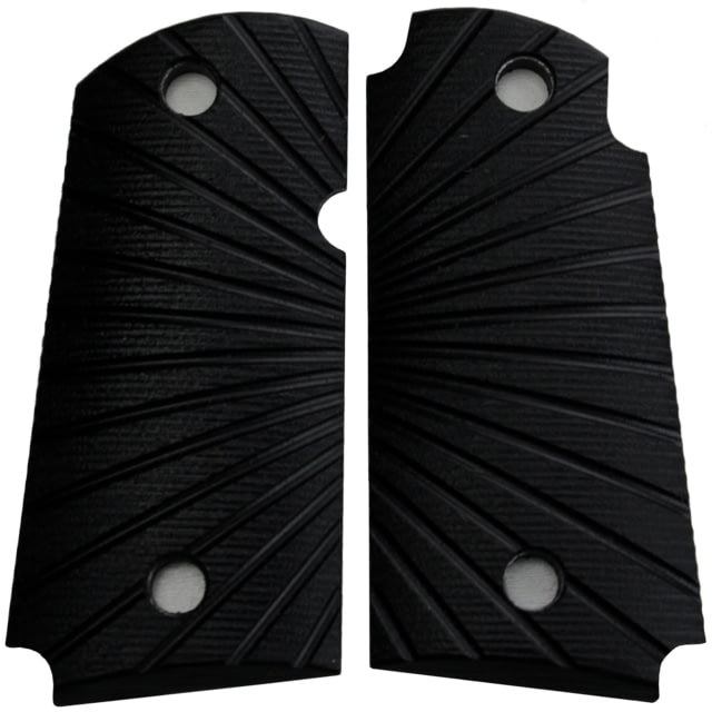 Stoner CNC Kimber Micro 9 9mm Starburst G10 Gun Grips Midnight Black Non Ambi - Stoner Cnc