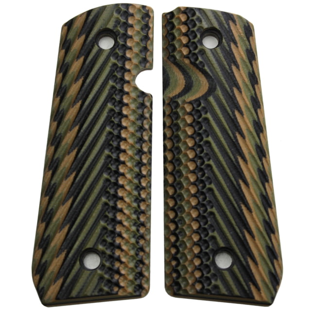 Stoner CNC Rock Island Armory Baby Rock M1911 .380 ACP 1911 Slash and Burn G10 Gun Grips Mil Spec Camo - Stoner Cnc