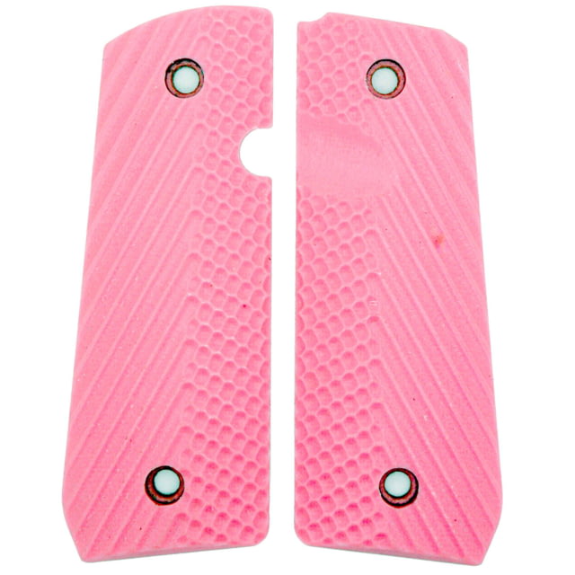 Stoner CNC Rock Island Armory Baby Rock M1911 .380 ACP 1911 Slash and Burn G10 Gun Grips Pink - Stoner CNC