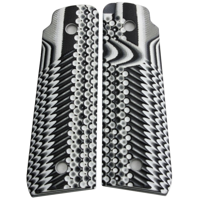 Stoner CNC Ruger Mark IV  Lite G10 Gun Grips Slash and Burn Design Fits Ruger 22 45 Lite Generation 4 Rimfire Arctic Camo - Stoner Cnc