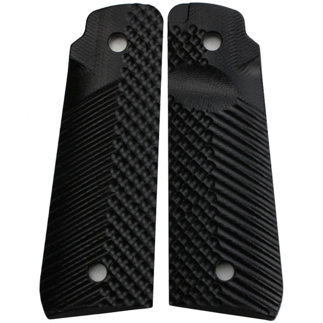 USED Stoner CNC Ruger Mark IV  Lite G10 Gun Grips Slash and Burn Design Fits Ruger 22 45 Lite Generation 4 Rimfire Midnight Black - Stoner Cnc