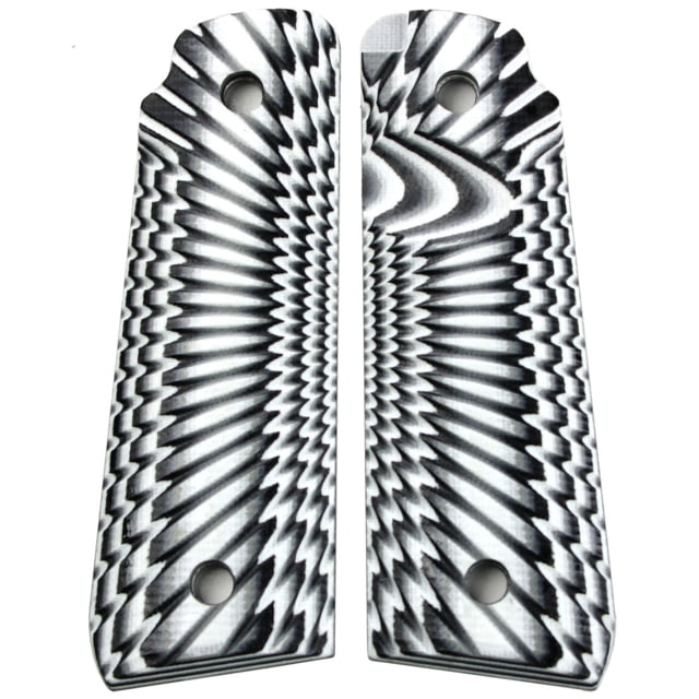 Stoner CNC Ruger Mark IV  Lite G10 Gun Grips Starburst Design Fits Ruger 22 45 Lite Generation 4 Rimfire Arctic Camo - Stoner CNC