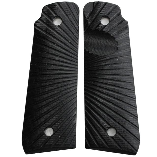 Stoner CNC Ruger Mark IV  Lite G10 Gun Grips Starburst Design Fits Ruger 22 45 Lite Generation 4 Rimfire Midnight Black - Stoner CNC