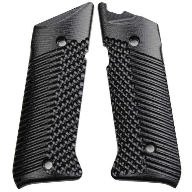 USED Stoner CNC Ruger Mark IV Target Hunter Standard or Competition G10 Gun Grips Slash and Burn Design Fits Ruger Mark IV Rimfire Midnight Black - Stoner Cnc