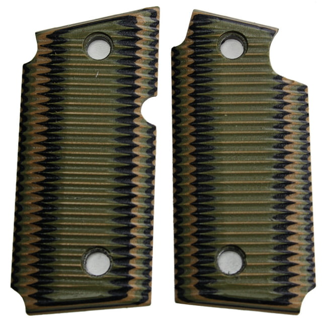 Stoner CNC SIG P938 G10 Gun Grips Super Spine Fits Sig Sauer 9mm P938 Pistol Mil Spec Camo Non Ambi - Stoner CNC