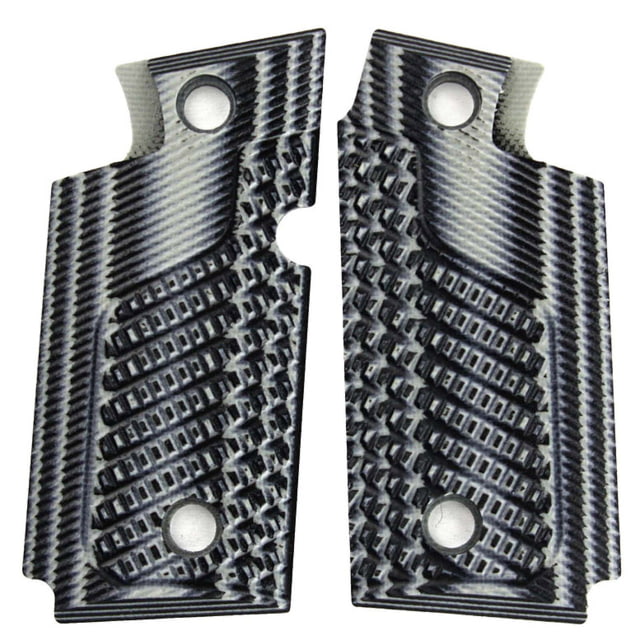 Stoner CNC Springfield Armory 911 .380 ACP Defensive Carry G10 Gun Grips Grey Black Non Ambi STO-SA .380-DC-NO-GRB - Stoner Cnc