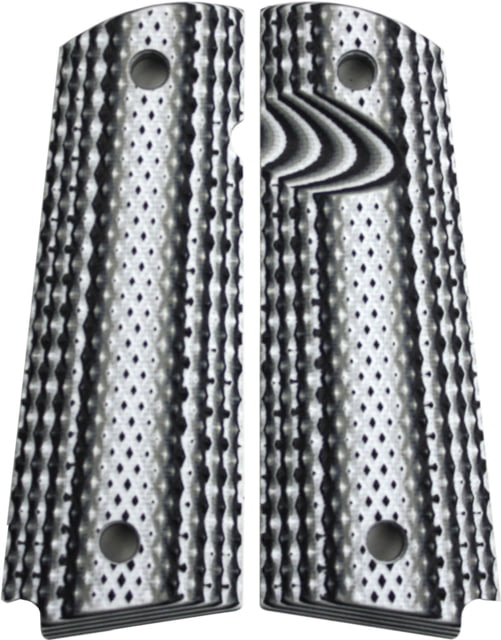 Stoner CNC Super Aggressive G10 Gun Grips fit  Compact and Springfield EMP Arctic Camo  Compact-Magwell - Stoner Cnc