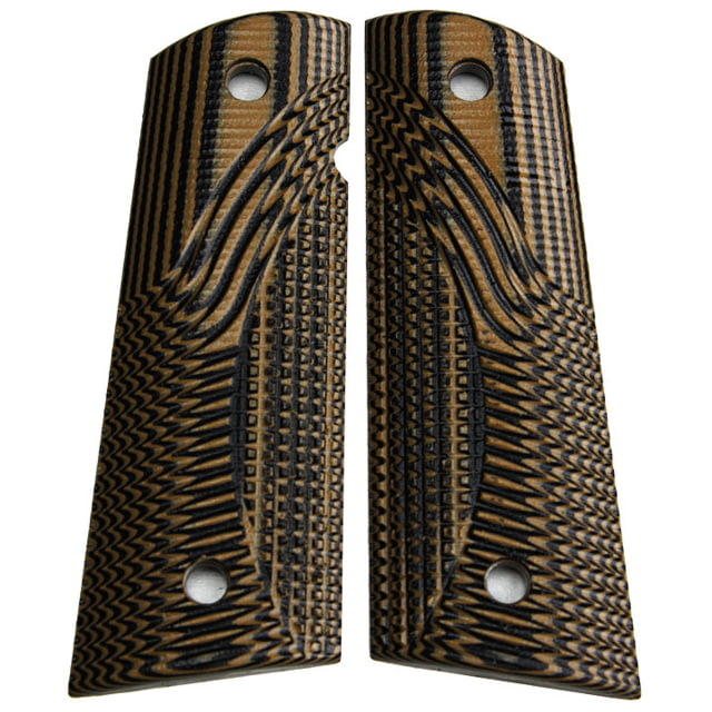 Stoner CNC Tactical Eclipse G10 Gun Grips fit Sig GSG Brown Black SIG GSG-Standard - Stoner Cnc