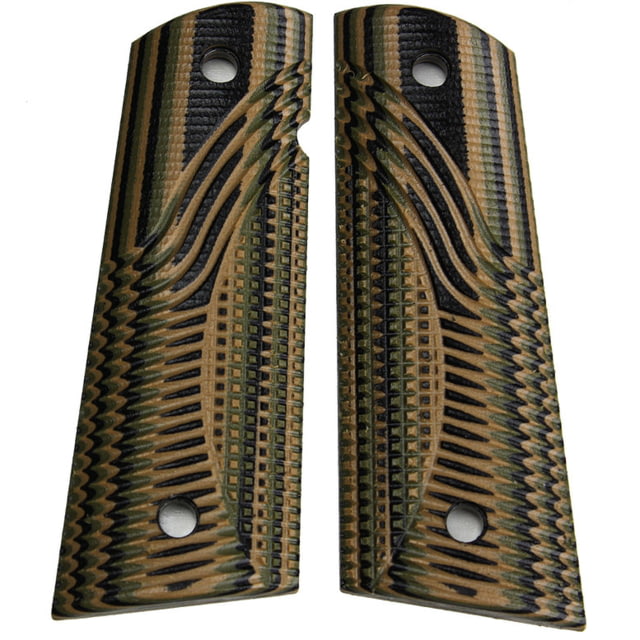 Stoner CNC Tactical Eclipse G10 Gun Grips fit  Full Size Mil Spec Camo  Full Size-Slim-Round Butt - Stoner Cnc