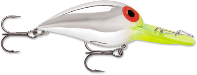Storm Original Wiggle Wart 05 Hard Bait Metallic Silver / Chartreuse Lip
