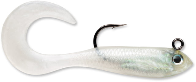 Storm WildEye Curl Tail Minnow 02 Soft Bait Pearl