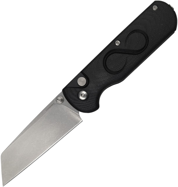 StraightLine EDC Rox Button Lock Black G10 STR8 - Straightline Edc