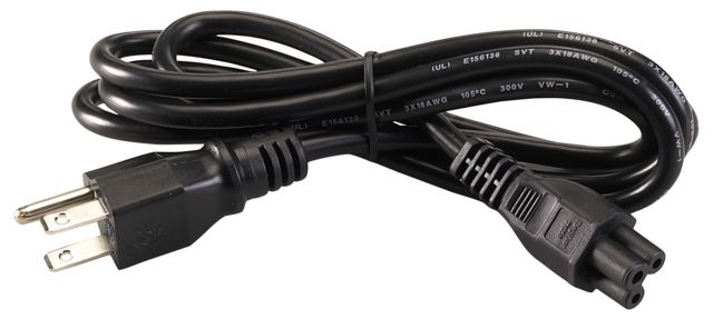 Streamlight 120V AC Plug Charging Cord for Portable Scene Light Black - Streamlight
