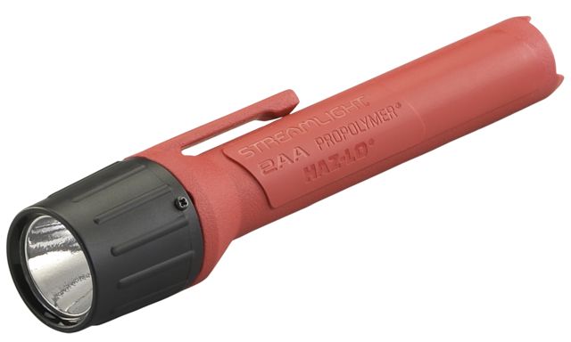 Streamlight 2Aa Propolymer Haz-Lo Flashlight Inmetro Rated 65 Lumen White Led 2 X Aa Battery Orange - Streamlight