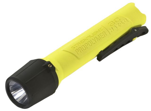 Streamlight 3C Propolymer Haz-Lo Flashlight Inmetro Rated 120 Lumen White Led Uses 3 X C Batteries Yellow - Streamlight