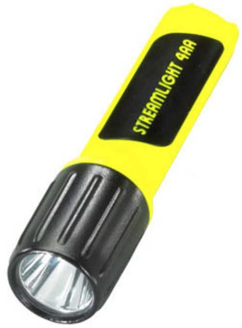 Streamlight 4AA Propolymer Luxeon Flashlight w/White LEDs Batteries Yellow - Streamlight