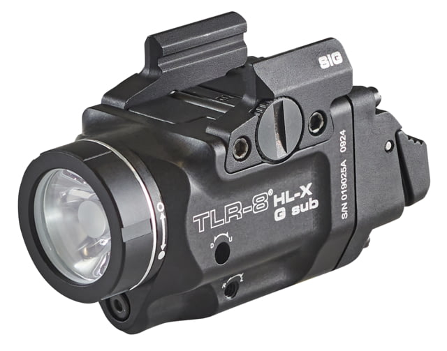 USED Streamlight TLR-8 HL-X G SUB USB SL-B9 Rechargeable 1000 Lumens LED Weapon Light for Sig Sauer P365/XL Closed Rail Systems w/ High And Low - Streamlight