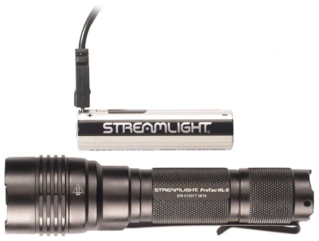 USED Streamlight Protac Hl-x Flashlight With Usb Rechargeable Battery Black - Streamlight