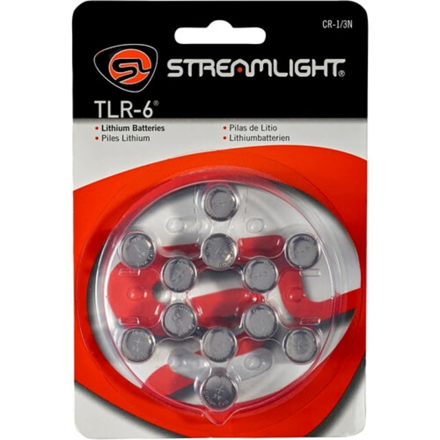 Streamlight TLR-6 CR 1/3N Lithium Batteries 12 Pack - Streamlight