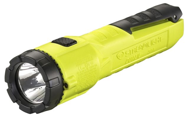 Streamlight Dualie 3Aa Flashlight Atex Rated 245 Lumen Spot/Flood Led 3 X Aa Battery Clam Pack Yellow - Streamlight