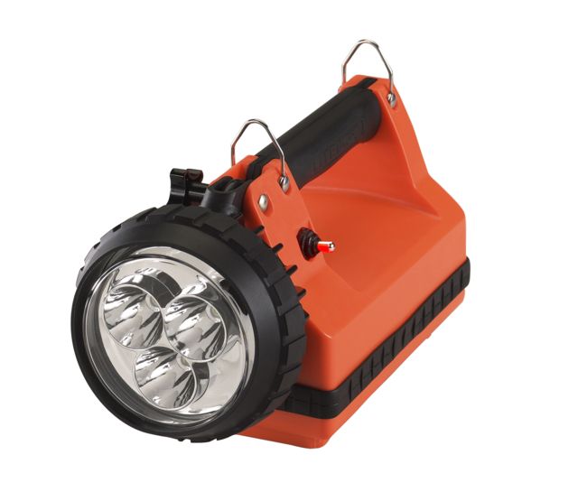 Streamlight E-Spot Firebox Rechargeable Lantern Standard 540 Lumen Led 22061 - Iec Type C 230V Ac Charge Cord 12V Dc Mount Rack Orange - Streamlight